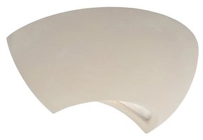 Przemysłowa lampa ścienna z betonu półokrągła - Chatou Retro Oswietlenie wewnetrzne