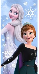 Bawełniany ręcznik dziecięcy 70x140 cm Frozen "Sisters" – Jerry Fabrics