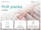 Piankowy materac DELUXE 80 x 200 cm Ochrona materaca: W TYM ochraniacz na materac