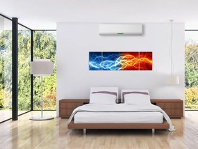 Obraz napięcia elektrycznego (170x50 cm)