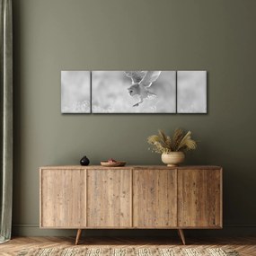 Obraz - Sowa na polu (170x50 cm)