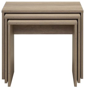 Stolik do odkładania SHP Light Walnut, 3 szt.