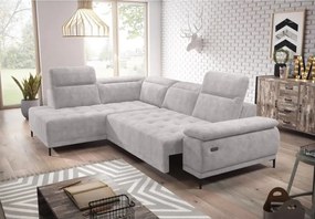 Narożnik FOCUS L z elektryczną regulacją w tkaninie SALVADOR 13 WERSAL