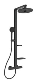 Metalowy zestaw prysznicowy w kolorze matowej czerni 111 cm ALU+ – Ideal Standard