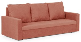 Kanapa sofa 3 os z funkcją spania DELTA Czerwony