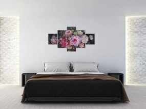 Obraz - Kwiaty ogrodowe (125x70 cm)