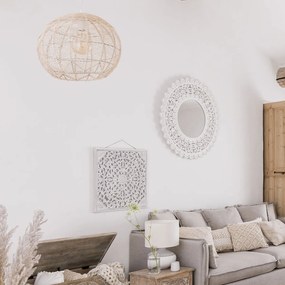 Lampa rattanowa nad stół KITA, Ø 38 cm