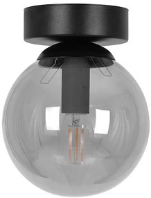 Grafitowa okrągła lampa sufitowa - 6X A687 C4-L36