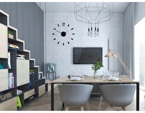 Zegar ścienny naklejany duży nowoczesny akrylowy na ścianę do kuchni salonu