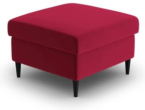Czerwony aksamitny podnóżek Kyoto – Cosmopolitan Design