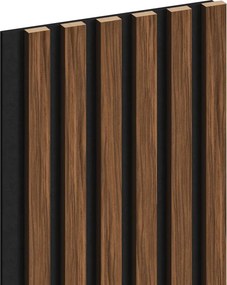 Mexen Lam-F lamele ścienne akustyczne 275 x 30 cm, filc 8 mm, fornir techniczny, Mahoń Rubinowy - S105-275307-3015-013
