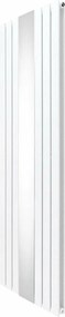 Grzejnik z płaskim lustrem - 1800 mm x 565 mm - biały