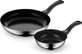 Patelnie z powłoką ceramiczną ze stali nierdzewnej zestaw 2 szt. ø 28 cm Devil – WMF