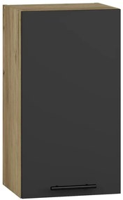 Kuchenna szafka górna dąb craft + antracyt K5-C61