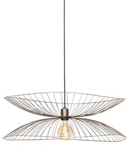 Designerska lampa wisząca brązowa 66 cm - Pua
