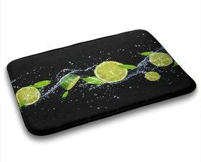 Antypoślizgowy dywanik łazienkowy Antypoślizgowy dywanik łazienkowy Cytrusy Limonka