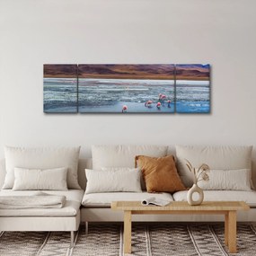 Obraz - Flamingi (170x50 cm)