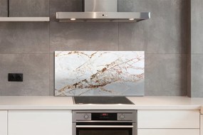 Panel szklany do Kuchni Luksusowa Ściana Marmurowa