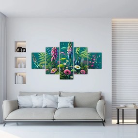 Obraz - Kwiaty łąkowe (125x70 cm)