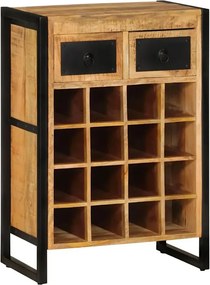 Stojak na wina z drewna mango H6-E87