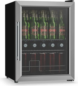Klarstein Beersafe 64cm 60L Lodówka na Napoje Srebrny
