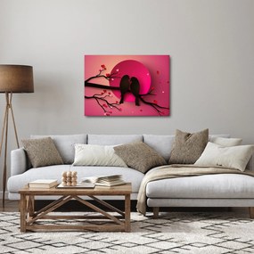 Obraz - Zakochane ptaki (70x50 cm)