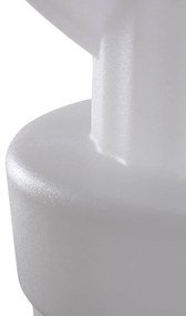 Zewnetrzna Lampa podłogowa zewnętrzna biała z wbudowanym akumulatorem LED IP65 - Kaktus Nowoczesny Oswietlenie zewnetrzne