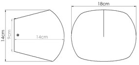 Kinkiet GLOBE beton SOLLUX  LIGHTING
