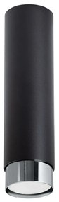 Plafon NERO 22,5 czarny/chrom tuba SOLLUX  LIGHTING