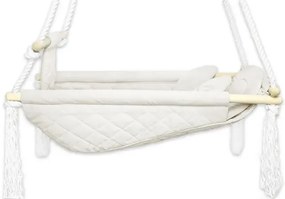 Podwieszany bujak dziecięcy ecru F6-M95