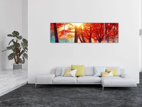 Obraz- Jesienny krajobraz (170x50 cm)