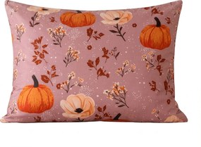 Poszewka na poduszkę z mikrofibry PUMPKINS ROSAVIE 50x70 cm, staroróżowy