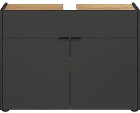 Antracytowa szafka pod umywalkę 80x60 cm Forano – Germania