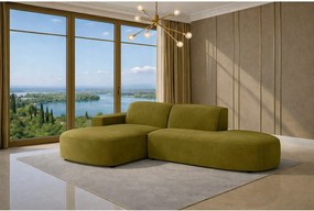 Narożnik Cursal Atelier, tkanina Salvador, Oliwkowy, Lewy