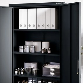 Szafa JAN Compact 1750 x 800 x 400 mm, antracytowa