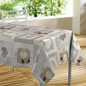 Obrus zmywalny 140x300 cm Cozy coeur – douceur d'intérieur