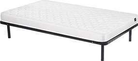 Zestaw rama listewkowa + materac piankowy DANAE YSMÉE - 15 cm grubości - 90 x 200 cm