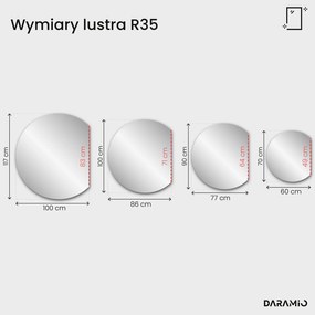 Lustro brązowe Pure R35