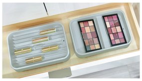 Szary organizer na kosmetyki iDesign Eco Bin, 28,12x19,23 cm