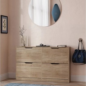 Wózek na buty sonoma 116.6x22x72.5 luca