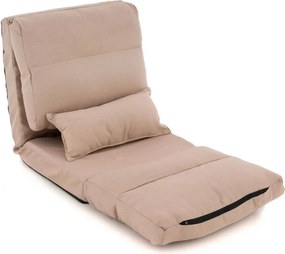 Materac siedziskowy, rozkładany 220 x 60 x 14 cm, beżowy