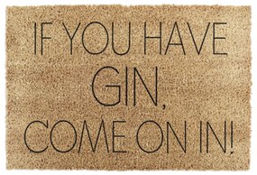 Wycieraczka z włókna kokosowego 40x60 cm If You Have Gin – Artsy Doormats