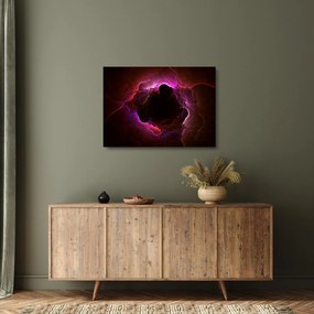 Obraz na szkle - abstrakcja chmur (70x50 cm)