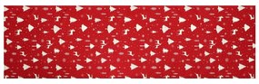 Świąteczny bieżnik Boże Narodzenie 40 x 150 cm,czerwony