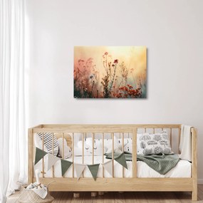 Obraz na szkle - Dzikie kwiaty (70x50 cm)