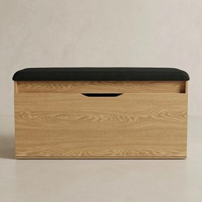 Szafka na buty z siedziskiem i schowkiem TORI, 100 x 50 x 35 cm