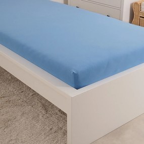 4Home prześcieradło jersey Mako niebieski, 180 x 200 cm