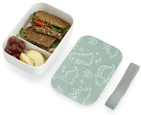Plastikowy lunchbox, 19 x 12,5 x 6,5 cm