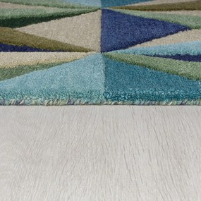 Niebieski wełniany dywan 160x230 cm Reverie – Flair Rugs