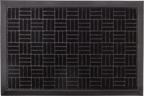 Wycieraczka 40x60cm materiałowa z gumowym spodem i krawędziami estetyczna